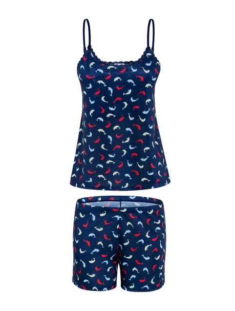 Short Doll Alças Golfinhos