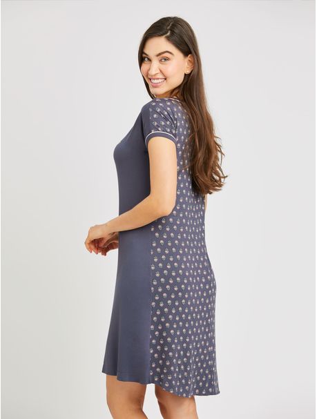 Camisola Manga Curta  Indian Gray