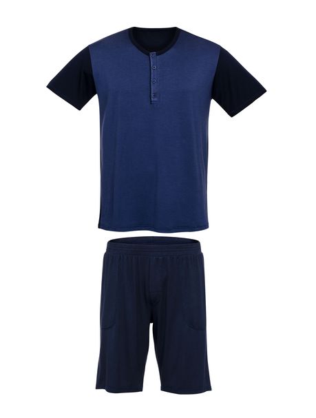 Pijama Curto Manga Curta Masculino Montijo