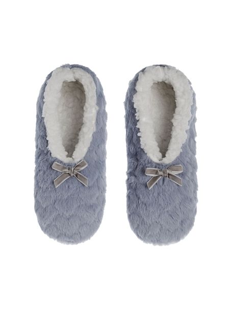 Pantufa Grey Hearts