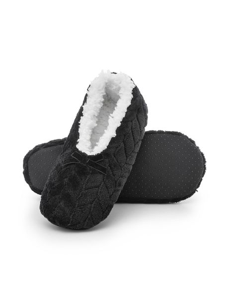 Pantufa Zig Zag Black