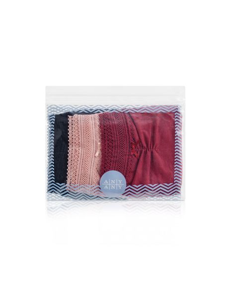 Kit Com 3 Calcinhas Boneca Renda Overloque