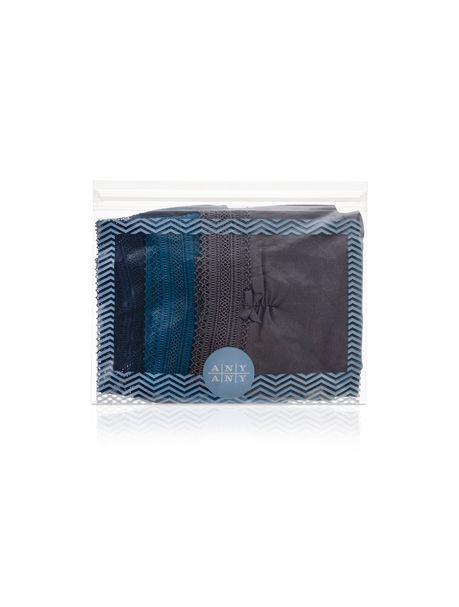 Kit Com 3 Calcinhas Boneca Overloque Renda