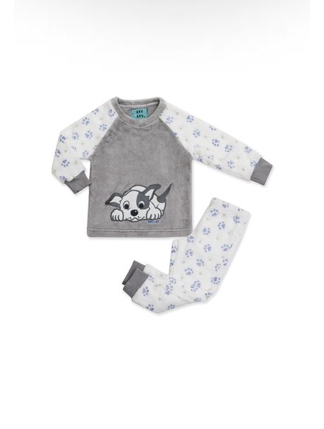 Pijama Soft Longo Manga Longa Infantil Dog Play
