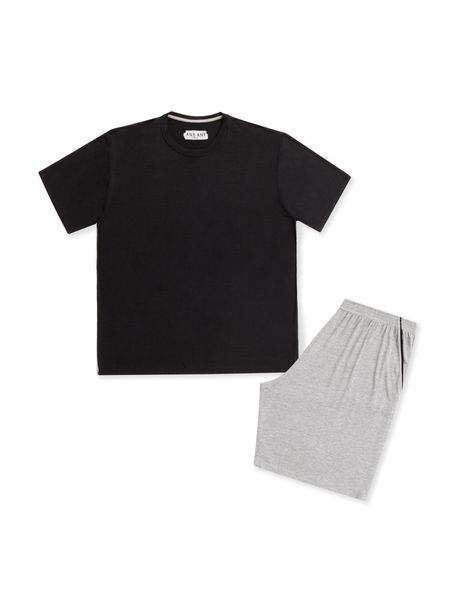 Pijama Masculino Plus Size Manga Curta Belmont