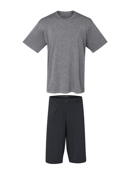 Pijama Masculino Plus Size Manga Curta Plus