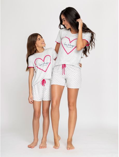 Short Doll Manga Curta Infantil Petit Hearts