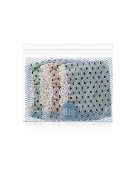 Kit Com 3 Calcinhas Boneca Corações