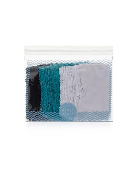 Kit Com 3 Calcinhas Biquíni Overloque Verde