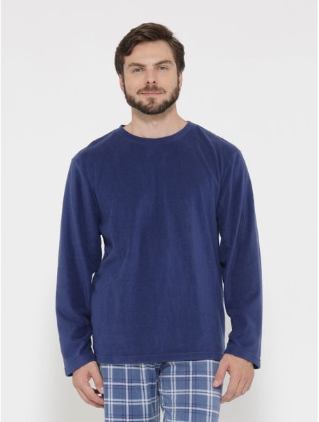 Pijama Soft Masculino Manga Longa Kiel