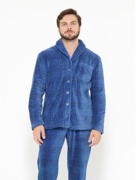 Pijama Soft Masculino Manga Longa Scotland