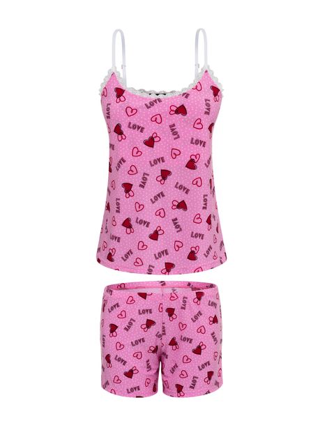 Short Doll Alças Dots Love