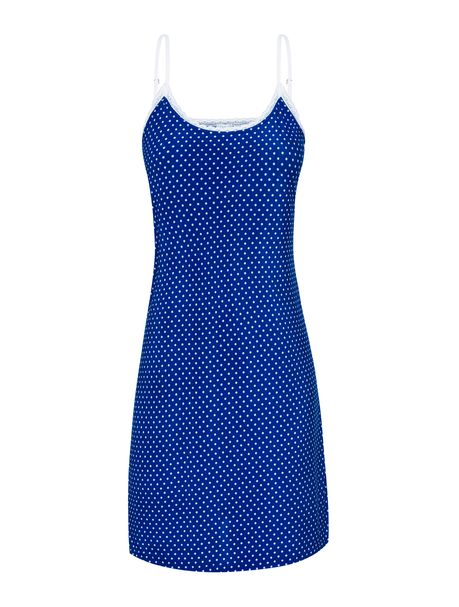 Camisola Alças Dots Blue