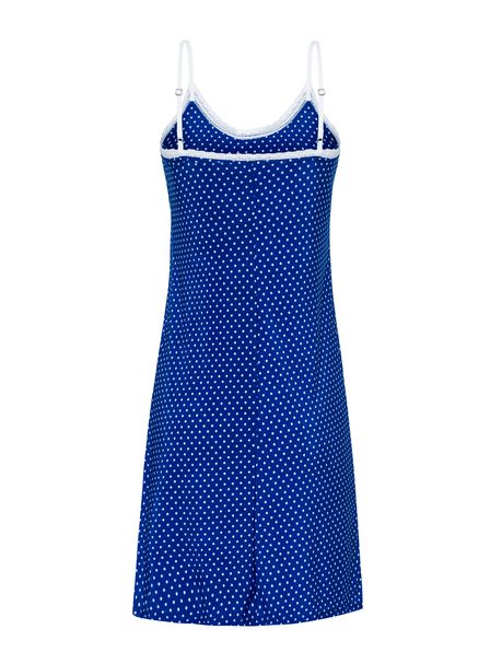 Camisola Alças Dots Blue