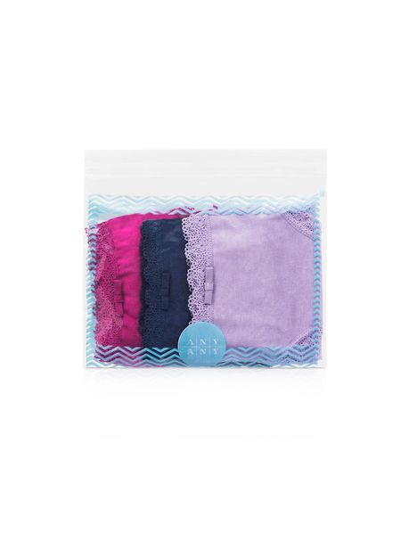 Kit Com 3 Calcinhas Biquíni Renda
