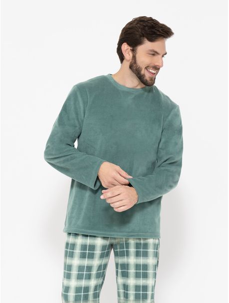 Pijama Soft Masculino Longo Manga Longa Aston