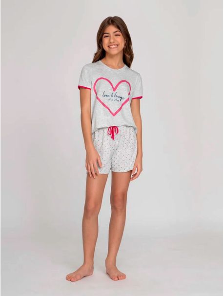 Short Doll Manga Curta Infantil Petit Hearts