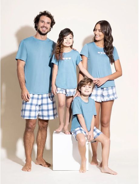Pijama Infantil Masculino Family Love