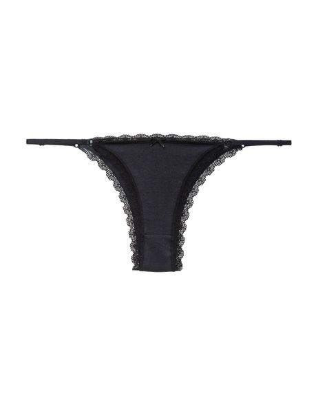 Kit Com 3 Calcinhas String Renda Onça