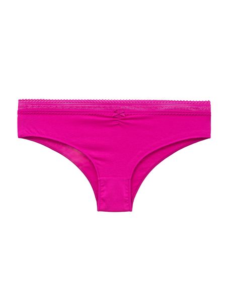 Kit Com 3 Calcinhas Boneca Renda Overloque Pink