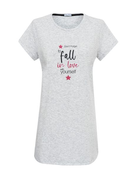 Camisola Manga Curta Fall In Love