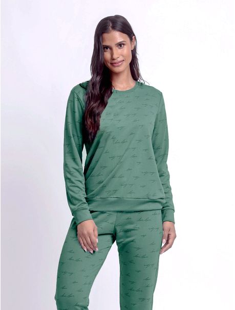 Pijama Feminino Manga Longa All Love