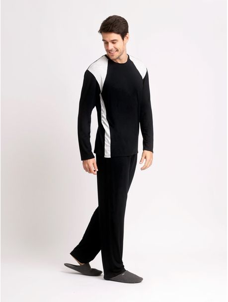 Pijama Masculino Manga Longa Axel