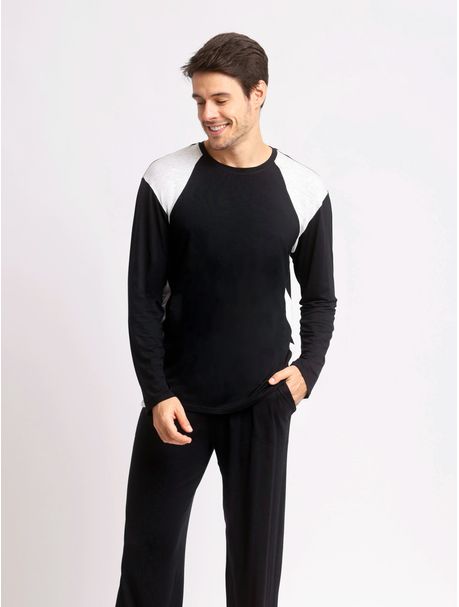 Pijama Masculino Manga Longa Axel