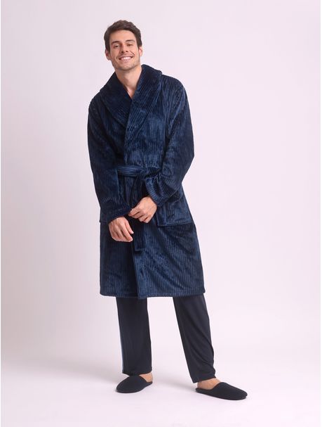 Robe Soft Masculino Manga Longa Logan