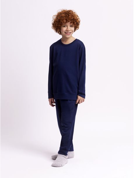Pijama Infantil Masculino Manga Longa Comfort
