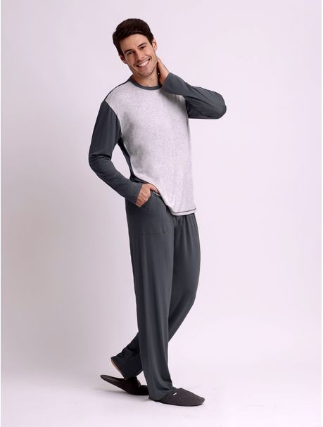 Pijama Masculino Manga Longa Ryan