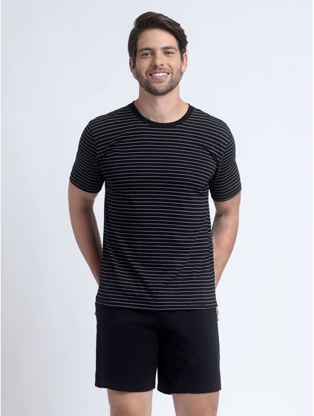 Pijama Masculino Manga Curta Elliot