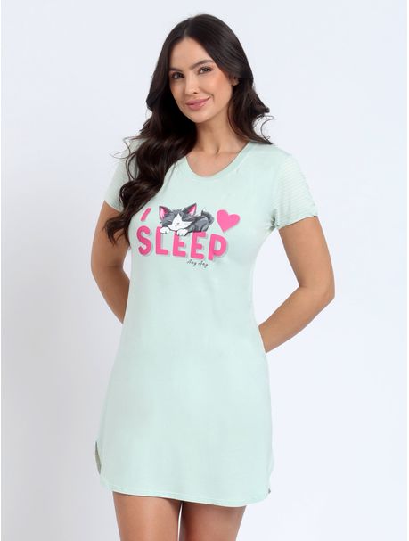 Camisola Manga Curta Love Sleep