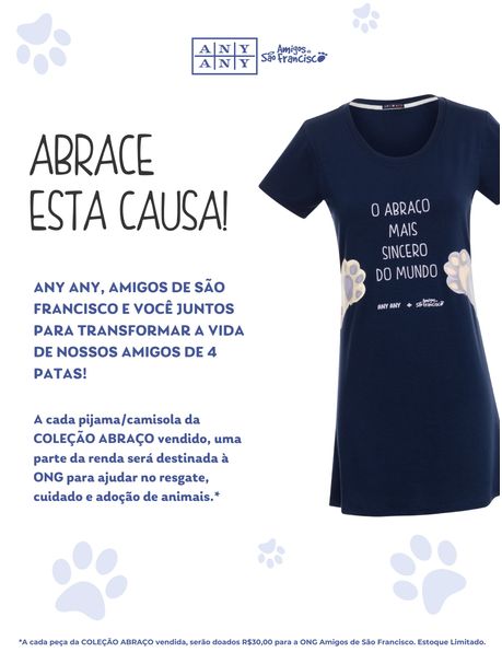 Camisola Manga Curta Abraço