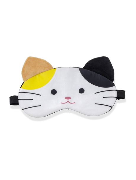 Máscara Para Dormir Tapa-Olho Gato Tricolor