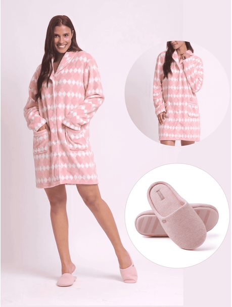 Compre Junto Conjunto Robe e Chinelo Any Any