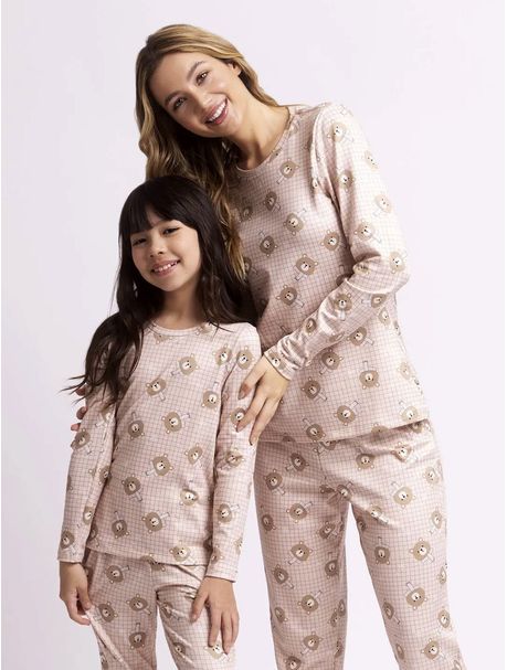 Pijama Infantil Manga Longa Fofo