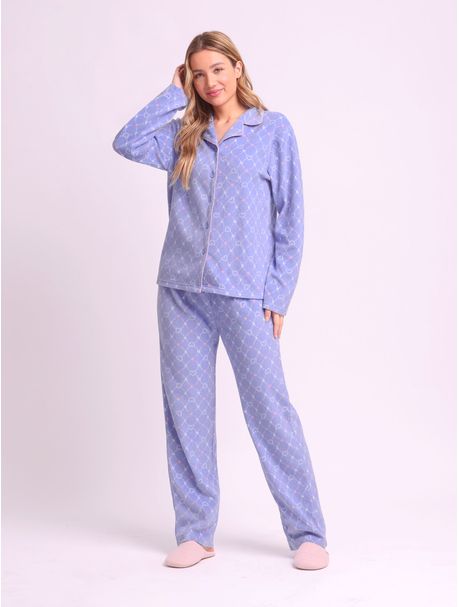 Pijama Soft Feminino Manga Longa Any Lover