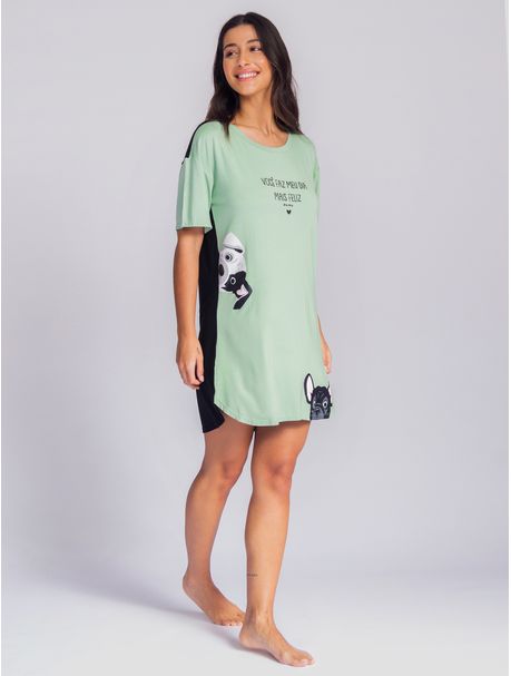Camisola Manga Curta Mais Feliz
