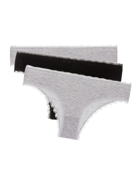 Kit Com 3 Calcinhas Boneca Delicate