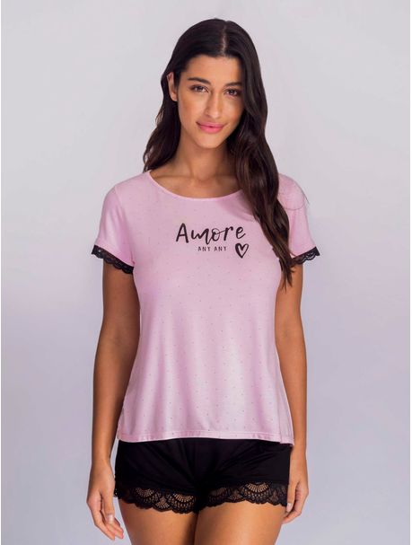 Short Doll Manga Curta Amore Dots