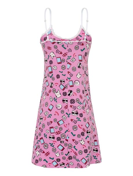 Camisola Alças Phone Pink