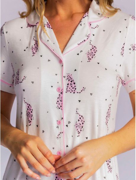 Camisola Manga Curta Aberta Mavie