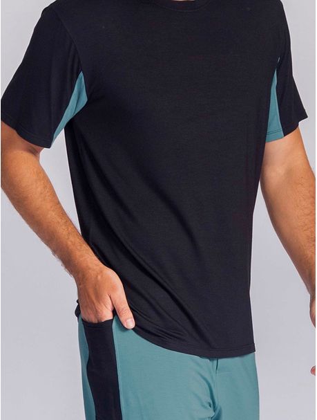 Pijama Masculino Manga Curta Jax