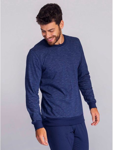 Pijama Masculino Manga Longa Vince