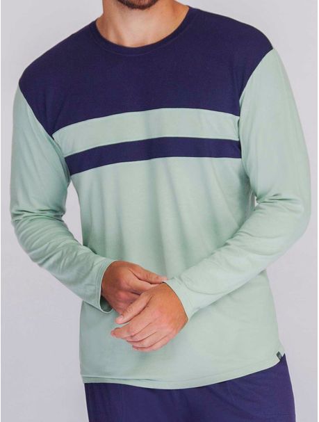 Pijama Masculino Manga Longa Julian