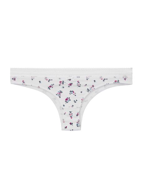 Kit Com 3 Calcinhas Biquíni Renda Flowers