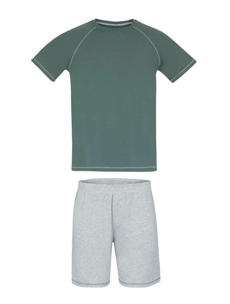 Pijama Masculino Manga Curta Kobe