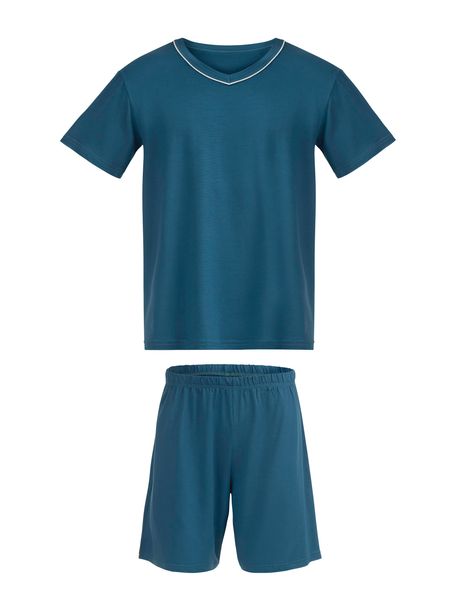 Pijama Masculino Manga Curta Tommy