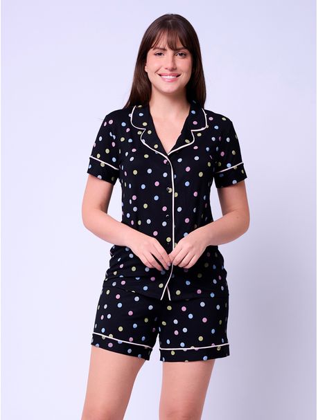 Short Doll Manga Curta Full Coala Dots
